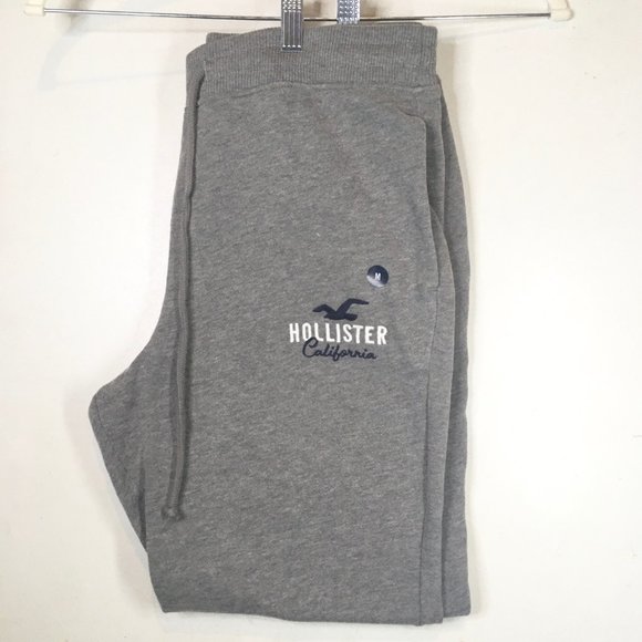 Grey Hollister Jogger Sweatpants High-Rise Trendy - Picture 1 of 7